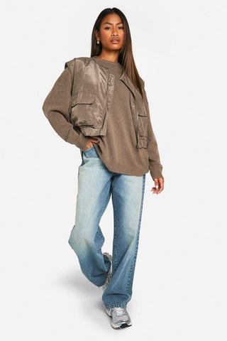 Giacca senza maniche - Kaki