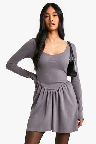 Abito a campana - Grigio