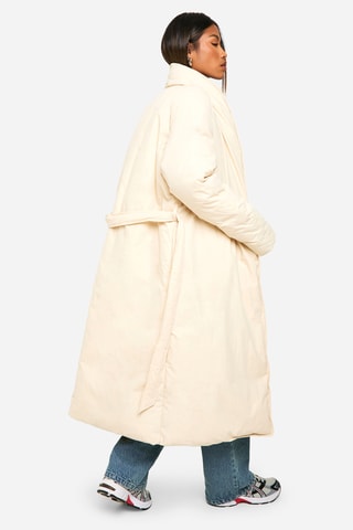 Piumino lungo - Beige