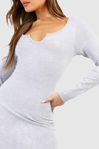 Abito a tubino - Grigio chiaro melange