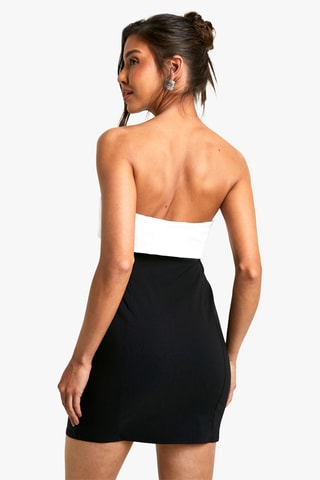 Abito bustier - Nero