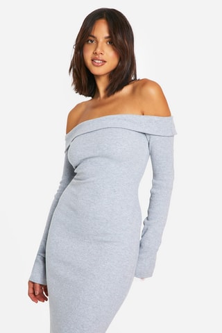 Abito a tubino - Grigio chiaro melange