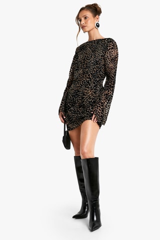 Abito a tubino - Marrone