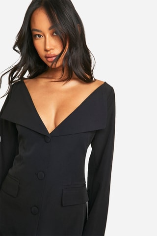 Abito taglio dritto - Nero