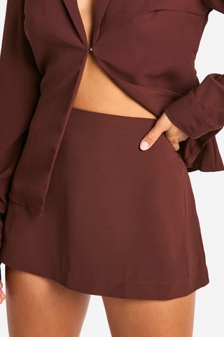 Minigonna - Rosso mattone