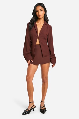 Minigonna - Rosso mattone