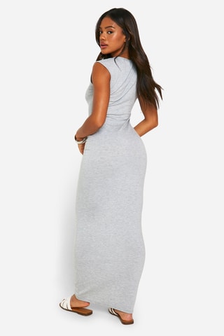 Abito lungo - Grigio melange