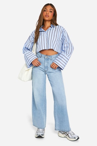 Camicia corta - Celeste