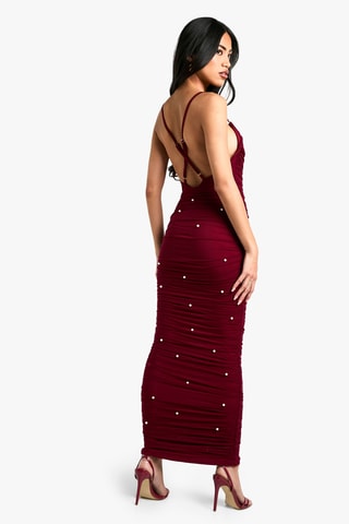 Abito taglio dritto - Rosso