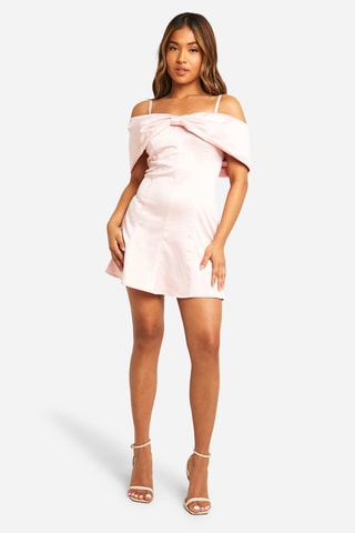 Abito a trapezio - Rosa cipria