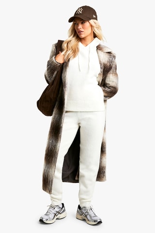 Maglia con cappuccio - Ecrù