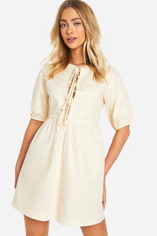 Abito a campana - Ecrù