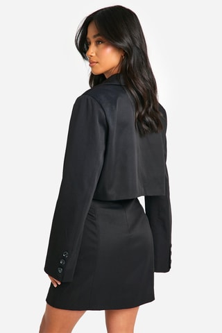 Abito taglio dritto e giacca - Nero