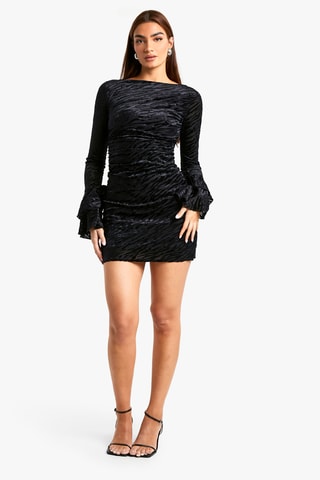 Abito taglio dritto - Nero