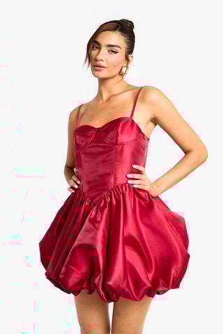 Abito a palloncino - Rosso