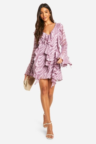 Abito a campana - Malva