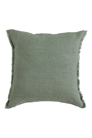 Copricuscino in lino - Verde celadon - 50 x 50 cm