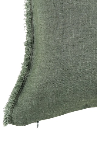 Copricuscino in lino - Verde celadon - 60 x 40 cm