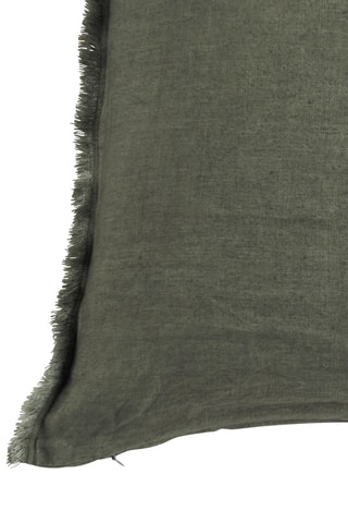 Copricuscino in lino - Kaki - 50 x 50 cm