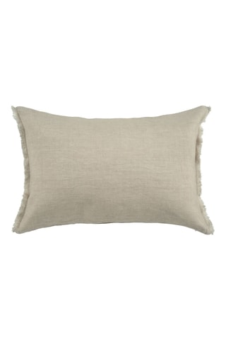 Copricuscino in lino - Neutro - 60 x 40 cm