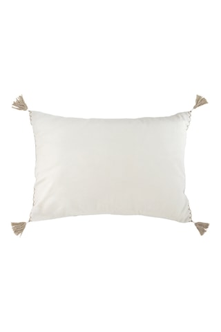 Copricuscino - Bianco - 60 x 40 cm