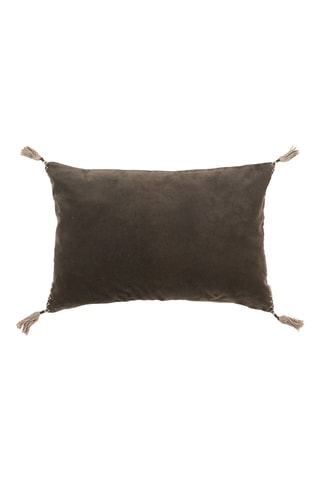 Copricuscino - Grigio - 60 x 40 cm