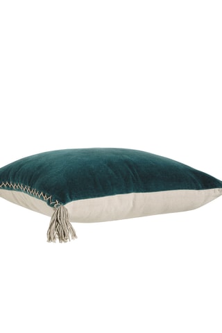 Copricuscino - Petrolio - 60 x 40 cm