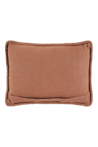 Cuscino in lino - Terracotta - 40 x 30 cm