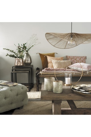 Portacandele - Grigio - 13 x 15 cm