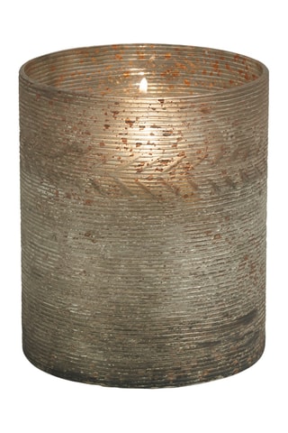 Portacandele - Grigio - 13 x 15 cm