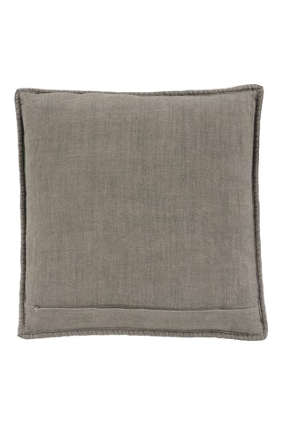 Cuscino in lino - Grigio - 50 x 50 cm