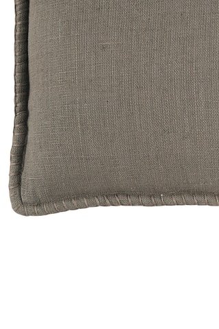 Cuscino in lino - Grigio - 50 x 50 cm