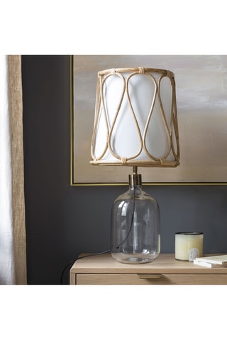 Lampada in rattan - Beige