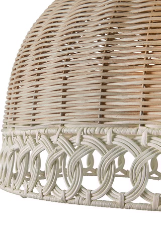 Suspension en rotin - 40 W - Beige