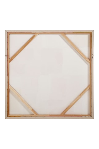 Tableau en sapin Eveil pastel - Rose - 90 x 90 cm - Reproduction