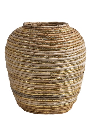 Giara decorativa Goa - Beige - 32 x 36 cm