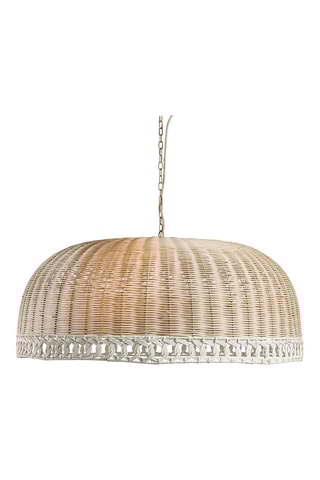 Suspension en rotin - 40 W - Beige