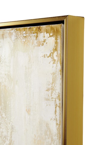 Tableau en rotin Voiles d'or - 120 x 90 cm - Reproduction