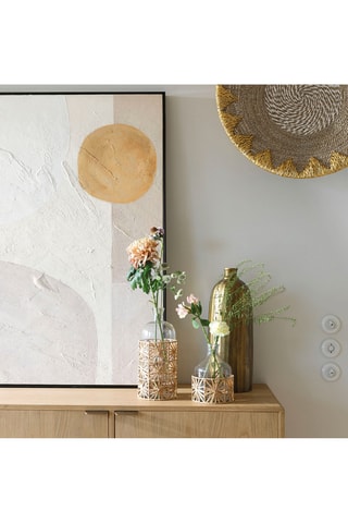 Tableau en sapin Soleil levant - 120 x 90 cm - Reproduction