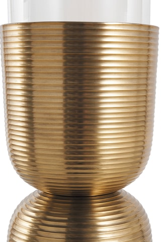 Portacandele - Dorato - 17 x 59 cm