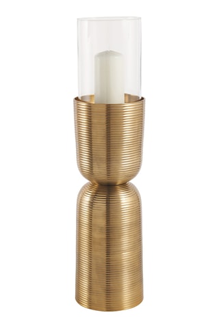 Portacandele - Dorato - 69 x 17 cm