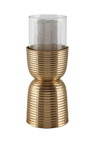 Portacandele - Dorato - 69 x 17 cm