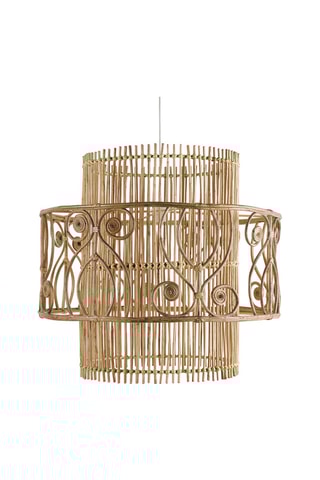 Suspension en rotin - Beige