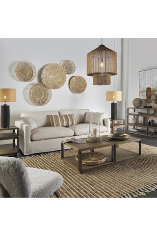 Decorazione da parete Temon - Beige - 53 x 9 cm