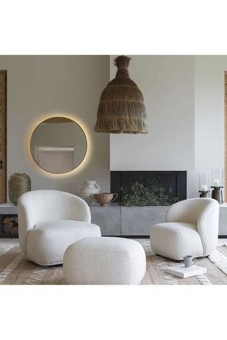 Miroir - Doré - 90 x 3 cm