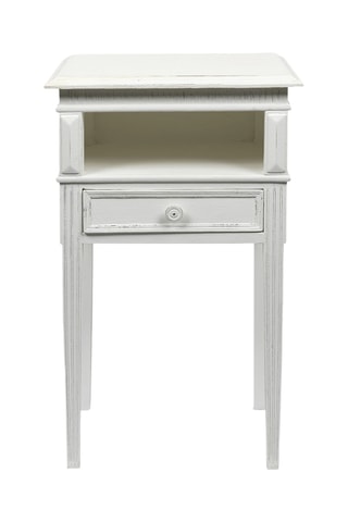 Table de chevet 1 tiroir en manguier - 42 x 70 x 35 cm