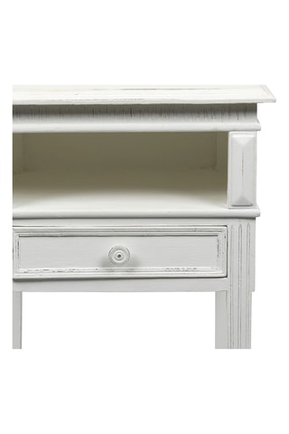 Table de chevet 1 tiroir en manguier - 42 x 70 x 35 cm