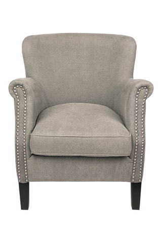 Fauteuil - Beige - Revêtement en polyester, viscose et lin