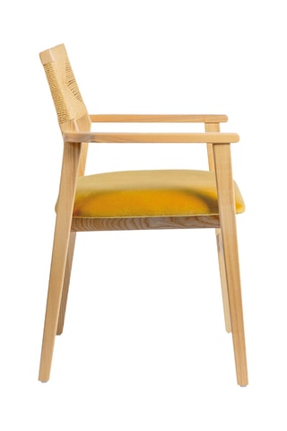 Chaise en frêne - 60,5 x 54 x 87 cm