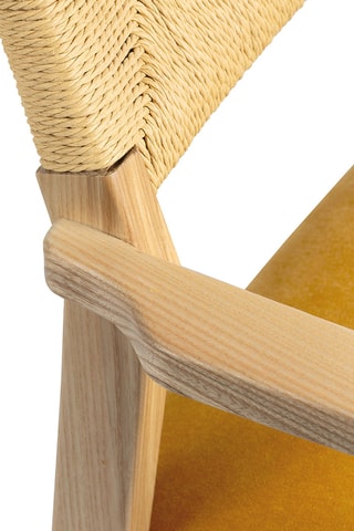 Chaise en frêne - 60,5 x 54 x 87 cm